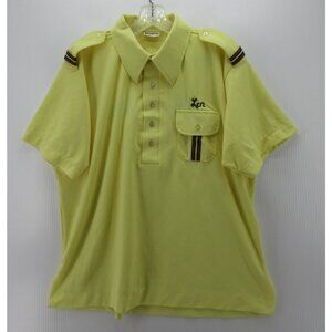 VINTAGE King Louie Polo Shirt Large Bowling 70s Rockabilly USA Len *